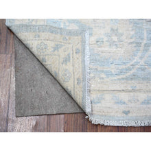 Load image into Gallery viewer, 2&#39;8&quot;x9&#39;9&quot; Beau Blue, Hand Knotted, Finer Peshawar With Soft Colors, Natural Dyes, Extra Soft Wool, Runner Oriental Rug FWR446820
