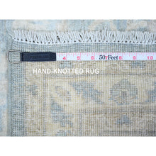 Load image into Gallery viewer, 2&#39;8&quot;x9&#39;9&quot; Beau Blue, Hand Knotted, Finer Peshawar With Soft Colors, Natural Dyes, Extra Soft Wool, Runner Oriental Rug FWR446820