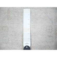 Load image into Gallery viewer, 2&#39;5&quot;x8&#39;5&quot; Swan White, Washed Out Peshawar, Organic Wool, Hand Knotted, Runner Oriental Rug FWR446826