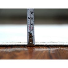 Load image into Gallery viewer, 2&#39;5&quot;x8&#39;5&quot; Swan White, Washed Out Peshawar, Organic Wool, Hand Knotted, Runner Oriental Rug FWR446826