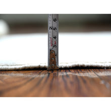 Load image into Gallery viewer, 3&#39;x5&#39; Delicate White, 100% Wool, Hand Knotted, Washed Out Peshawar With Faded Design, Natural Dyes, Oriental Rug FWR447084