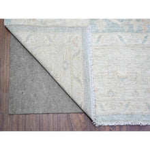 Load image into Gallery viewer, 8&#39;x9&#39;7&quot; Cadet Gray, Finer Peshawar With Faded Colors, Vegetable Dyes, Extra Soft Wool, Hand Knotted, Oriental Rug FWR447090