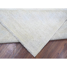Load image into Gallery viewer, 8&#39;9&quot;x11&#39;9&quot; Retro White With Cloud Gray, Washed Out Peshawar With Faded Colors, Natural Dyes, Soft Wool, Hand Knotted, Oriental Rug FWR447096