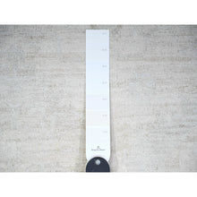 Load image into Gallery viewer, 8&#39;9&quot;x11&#39;9&quot; Retro White With Cloud Gray, Washed Out Peshawar With Faded Colors, Natural Dyes, Soft Wool, Hand Knotted, Oriental Rug FWR447096