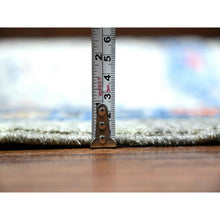 Load image into Gallery viewer, 11&#39;9&quot;x16&#39;1&quot; Antique Pewter with Gentle Gray, Vegetable Dyes, Pure Wool, Hand Knotted, Aryana with 14th Century Mamluk Dynasty Pattern, Oversized Oriental Rug FWR447336
