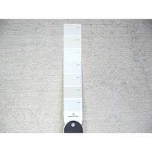 Load image into Gallery viewer, 8&#39;1&quot;x9&#39;5&quot; Pastel Gray, Natural Dyes, Washed Out Peshawar With Faded Colors, High Grade Wool, Hand Knotted, Oriental Rug FWR447450
