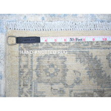 Load image into Gallery viewer, 4&#39;x5&#39;9&quot; Commercial White, Natural Dyes, Natural Wool, Hand Knotted, Finer Peshawar With Faded Colors, Oriental Rug FWR447480