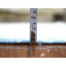 Load image into Gallery viewer, 2&#39;6&quot;x16&#39;2&quot; Argentina And Columbia Blue, 100% Wool, White Wash Peshawar With Faded Design Vegetable Dyes, Hand Knotted, Xl Runner Oriental Rug FWR447504