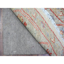 Load image into Gallery viewer, 8&#39;x8&#39; Lexicon Ivory, All Over Ziegler Mahal Design, Hand Knotted, Pure Wool, Natural Dyes, Round Oriental Rug FWR447576