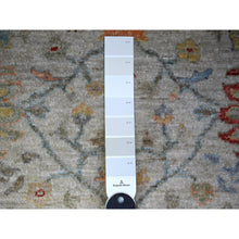 Load image into Gallery viewer, 8&#39;x8&#39; Lexicon Ivory, All Over Ziegler Mahal Design, Hand Knotted, Pure Wool, Natural Dyes, Round Oriental Rug FWR447576