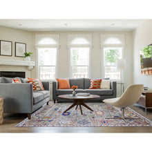 Load image into Gallery viewer, 8&#39;2&quot;x9&#39;9&quot; Dolphin Gray, Hand Knotted, Natural Dyes, Vibrant Wool, Aryana With Ziegler Mahal All Over Colorful Design, Oriental Rug FWR447654
