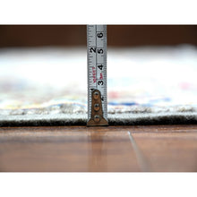 Load image into Gallery viewer, 8&#39;2&quot;x9&#39;9&quot; Dolphin Gray, Hand Knotted, Natural Dyes, Vibrant Wool, Aryana With Ziegler Mahal All Over Colorful Design, Oriental Rug FWR447654