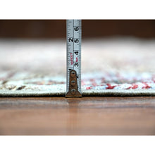 Load image into Gallery viewer, 8&#39;6&quot;x11&#39;8&quot; Sage Gray, Vegetable Dyes, Hand Knotted, Afghan Super Kazak With Khorjin Design With Colorful Tassels, Densely Woven, Shiny Wool, Oriental Rug FWR447726