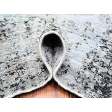 Load image into Gallery viewer, 8&#39;10&quot;x12&#39;9&quot; Cloud Gray, Tone On Tone, Modern Galaxy  Design, Pure Wool, Hand Knotted, Oriental Rug FWR447768