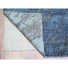 Load image into Gallery viewer, 8&#39;10&quot;x12&#39;1&quot; Blue Gray, Modern Tree In The Dusk Design, 100% Wool, Natural Dyes, Tone On Tone, Hand Knotted, Oriental Rug FWR447774