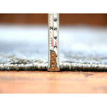 Load image into Gallery viewer, 8&#39;10&quot;x12&#39;1&quot; Blue Gray, Modern Tree In The Dusk Design, 100% Wool, Natural Dyes, Tone On Tone, Hand Knotted, Oriental Rug FWR447774