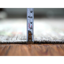 Load image into Gallery viewer, 5&#39;x6&#39;8&quot; Ice Gray, Natural Dyes, Ethnic Large Scale Tree Design, Extra Soft Wool, Hand Knotted, Afghan Aryana Collection, Oriental Rug FWR447876