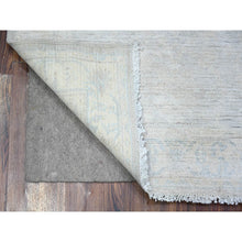 Load image into Gallery viewer, 3&#39;x4&#39;10&quot; Cream Color, Hand Knotted, White Wash Peshawar with Faded Design, Vegetable Dyes, 100% Wool, Oriental Rug FWR447906