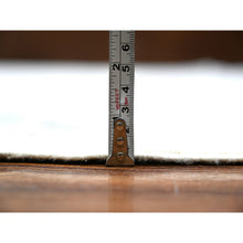 Load image into Gallery viewer, 7&#39;10&quot;x9&#39;5&quot; Anti-flash White, Hand Knotted, White Wash Khotan Inspired Pomegranate Design, Shiny Wool, Oriental Rug FWR448002