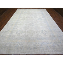 Load image into Gallery viewer, 10&#39;1&quot;x14&#39;4&quot; Silver Chalice, White Wash Peshawar With Khotan Design, Organic Wool, Hand Knotted, Oriental Rug FWR448008