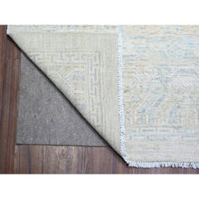 Load image into Gallery viewer, 10&#39;1&quot;x14&#39;4&quot; Silver Chalice, White Wash Peshawar With Khotan Design, Organic Wool, Hand Knotted, Oriental Rug FWR448008
