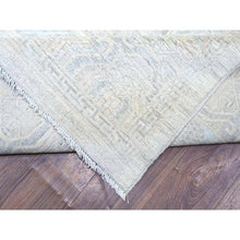Load image into Gallery viewer, 10&#39;1&quot;x14&#39;4&quot; Silver Chalice, White Wash Peshawar With Khotan Design, Organic Wool, Hand Knotted, Oriental Rug FWR448008