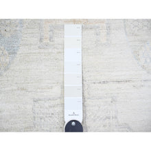 Load image into Gallery viewer, 10&#39;1&quot;x14&#39;4&quot; Silver Chalice, White Wash Peshawar With Khotan Design, Organic Wool, Hand Knotted, Oriental Rug FWR448008