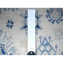 Load image into Gallery viewer, 5&#39;1&quot;x6&#39;6&quot; Feather White, Vintage Look Kazak, High Grade Wool, Hand Knotted , Natural Dyes, Oriental Rug FWR448110