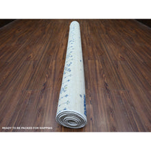 Load image into Gallery viewer, 6&#39;x8&#39;8&quot; Gainsboro Gray, Afghan Kashkuli Gabbeh With Soft Cool Tones, Hand Spun Wool, Fine Weave, Natural Dyes, Hand Knotted, Oriental Rug FWR448152