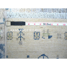 Load image into Gallery viewer, 6&#39;x8&#39;8&quot; Gainsboro Gray, Afghan Kashkuli Gabbeh With Soft Cool Tones, Hand Spun Wool, Fine Weave, Natural Dyes, Hand Knotted, Oriental Rug FWR448152
