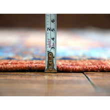 Load image into Gallery viewer, 8&#39;2&quot;x10&#39;1&quot; Prismatic Red, Densely Woven ,afghan Ersari With Large Elements Design,  100% Wool, Hand Knotted, Natural Dyes, Oriental Rug FWR448188