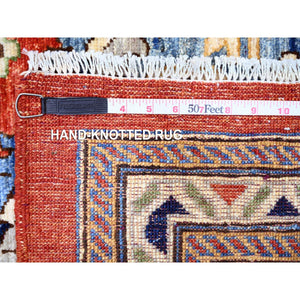 9'4"x12' Arsenal Red, Hand Knotted, Shiraz Design, Afghan Vegetable Dyes, 100% Wool, Oriental Rug FWR448560