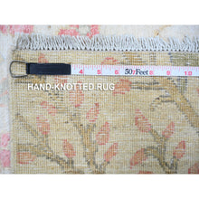 Load image into Gallery viewer, 10&#39;x13&#39;6&quot; Lexicon Ivory, Afghan Peshawar, Birds of Paradise Design, Tree of Life, Abrash, Pure Wool, Hand Knotted, Natural Dyes, Oriental Rug FWR448578
