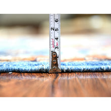 Load image into Gallery viewer, 3&#39;x4&#39;10&quot; Lapis Blue, Hand Knotted, Extra Soft Wool, Afghan Ersari with Geometric Gul Motifs, Natural Dyes, Densely Woven, Oriental Rug FWR448638