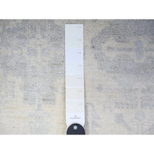 Load image into Gallery viewer, 4&#39;1&quot;x5&#39;8&quot; Feather White, White Wash Peshawar With Faded Colors, Natural Dyes, Shiny Wool, Hand Knotted, Oriental Rug FWR448728