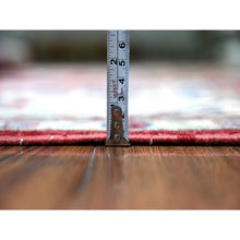 Load image into Gallery viewer, 7&#39;x10&#39; Barn Red, Hand Knotted Afghan Super Kazak With Tribal Medallions Design, Natural Dyes, Soft And Shiny Wool, Oriental Rug FWR448974