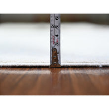 Load image into Gallery viewer, 3&#39;10&quot;x5&#39;8&quot; Lace Ivory, Natural Dyes, Stone Washed Peshawar Faded Out, Soft Organic Wool, Hand Knotted, Oriental Rug FWR449274