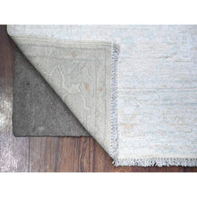 Load image into Gallery viewer, 3&#39;10&quot;x5&#39;8&quot; Lexicon Ivory, White Wash Peshawar with Faded Colors Vegetable Dyes, Soft Organic Wool, Hand Knotted, Oriental Rug FWR449280