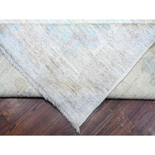 Load image into Gallery viewer, 11&#39;9&quot;x17&#39; Gainsboro Gray, Hand Knotted, Faded Out, Natural Dyes With Soft Wool, Afghan Angora Oushak Oriental Rug FWR449676