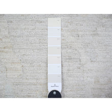 Load image into Gallery viewer, 11&#39;9&quot;x17&#39; Gainsboro Gray, Hand Knotted, Faded Out, Natural Dyes With Soft Wool, Afghan Angora Oushak Oriental Rug FWR449676