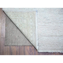 Load image into Gallery viewer, 5&#39;x6&#39;9&quot; Platinum Gray, White Wash Peshawar with All Over Design, Natural Dyes, Pure Wool, Hand Knotted, Oriental Rug FWR449694