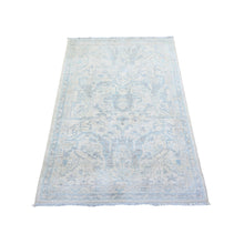 Load image into Gallery viewer, 3&#39;x5&#39; Lexicon Ivory, Extra Soft Wool, Hand Knotted, Natural Dyes Finer Peshawar with All Over Pattern, Oriental Rug FWR449760