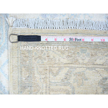 Load image into Gallery viewer, 3&#39;x5&#39; Lexicon Ivory, Extra Soft Wool, Hand Knotted, Natural Dyes Finer Peshawar with All Over Pattern, Oriental Rug FWR449760