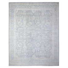 Load image into Gallery viewer, 11&#39;9&quot;x14&#39;4&quot; Chrome Gray, Natural Dyes, Washed Out Peshawar, High Grade Wool, Hand Knotted, Oversized Oriental Rug FWR449832