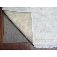 Load image into Gallery viewer, 11&#39;9&quot;x14&#39;4&quot; Chrome Gray, Natural Dyes, Washed Out Peshawar, High Grade Wool, Hand Knotted, Oversized Oriental Rug FWR449832