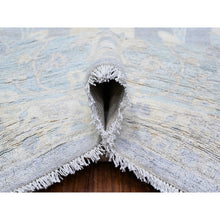 Load image into Gallery viewer, 11&#39;9&quot;x14&#39;4&quot; Chrome Gray, Natural Dyes, Washed Out Peshawar, High Grade Wool, Hand Knotted, Oversized Oriental Rug FWR449832