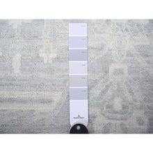 Load image into Gallery viewer, 11&#39;9&quot;x14&#39;4&quot; Chrome Gray, Natural Dyes, Washed Out Peshawar, High Grade Wool, Hand Knotted, Oversized Oriental Rug FWR449832