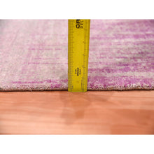 Load image into Gallery viewer, 2&#39;x3&#39;2&quot; Hand Knotted Pink Vertical Ombre Design Natural Wool Mat Oriental Rug FWR450144