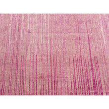 Load image into Gallery viewer, 10&#39;x14&#39;3&quot; Pink Natural Wool Hand Knotted Vertical Ombre Design Oriental Rug FWR450636