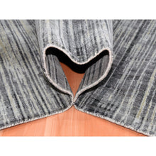 Load image into Gallery viewer, 12&#39;3&quot;x12&#39;1&quot; Gray And Black Modern Ombre Design Hand Knotted Densely Woven Pure Wool Square Oriental Rug FWR450708